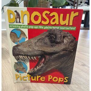 Dinosaur Picture Pops Hardcover Book - Amazing Photo Pop-Ups Of Prehistoric Crea